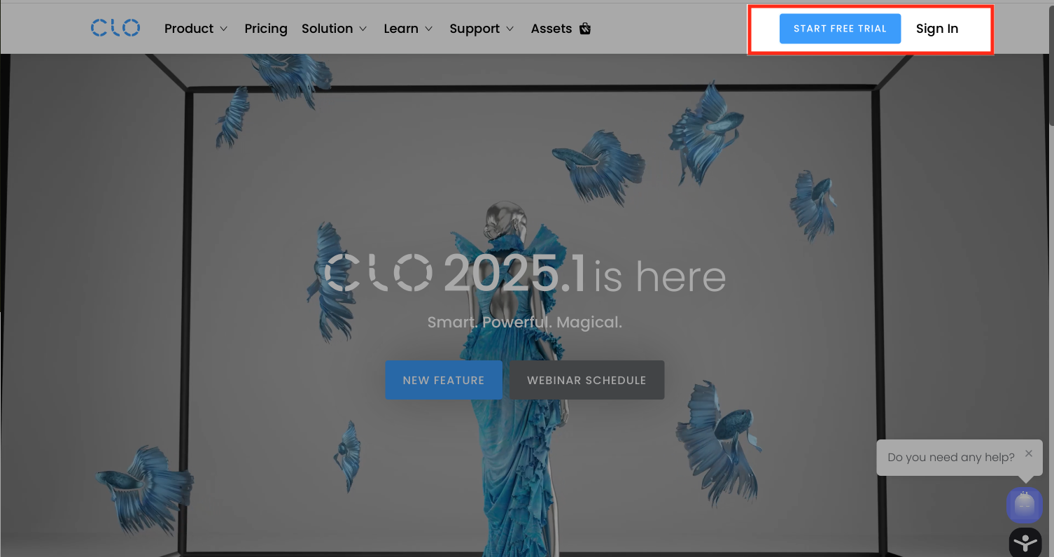 Visit CLO3D official website and start your free trial - Image 1